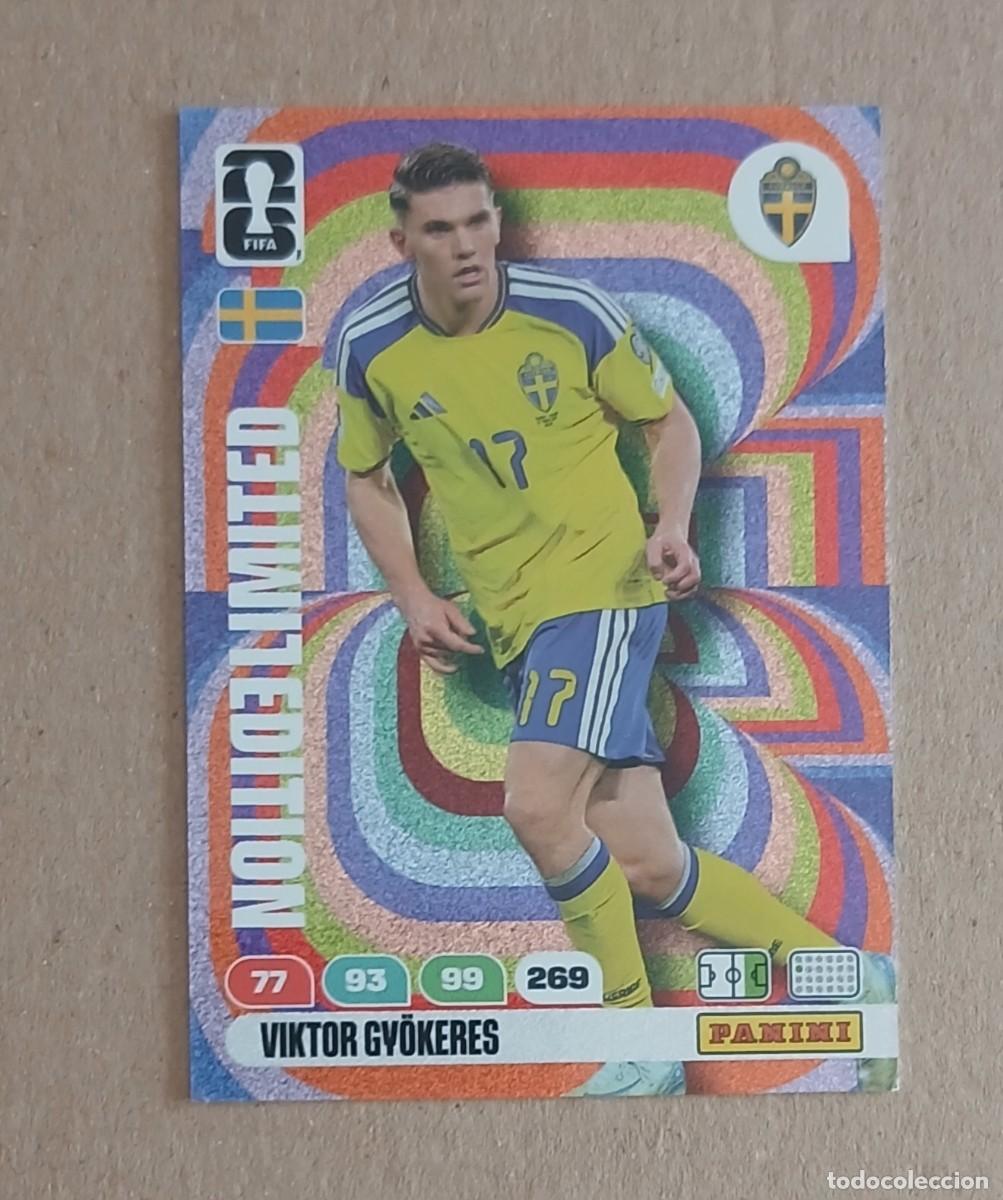 Cromos de f&uacute;tbol: CROMO GY&Ouml;KERES SUECIA LIMITED EDITION ADRENALYN XL FIFA WORLD CUP 2026 PANINI. Nuevo de sobre.