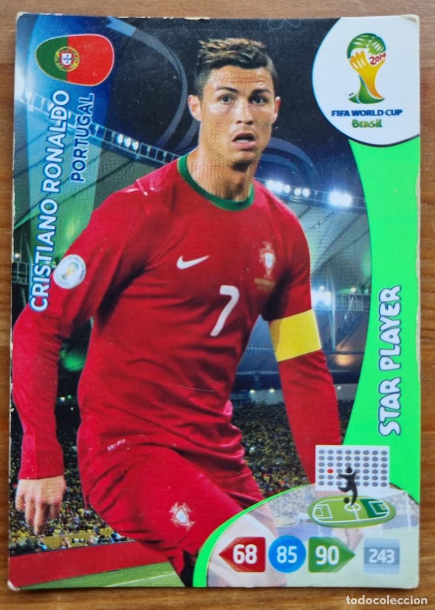 Cromos de f&uacute;tbol: CRISTIANO RONALDO (Portugal) STAR PLAYER. FIFA World Cup Brazil 2014. Adrenalyn XL (Panini)
