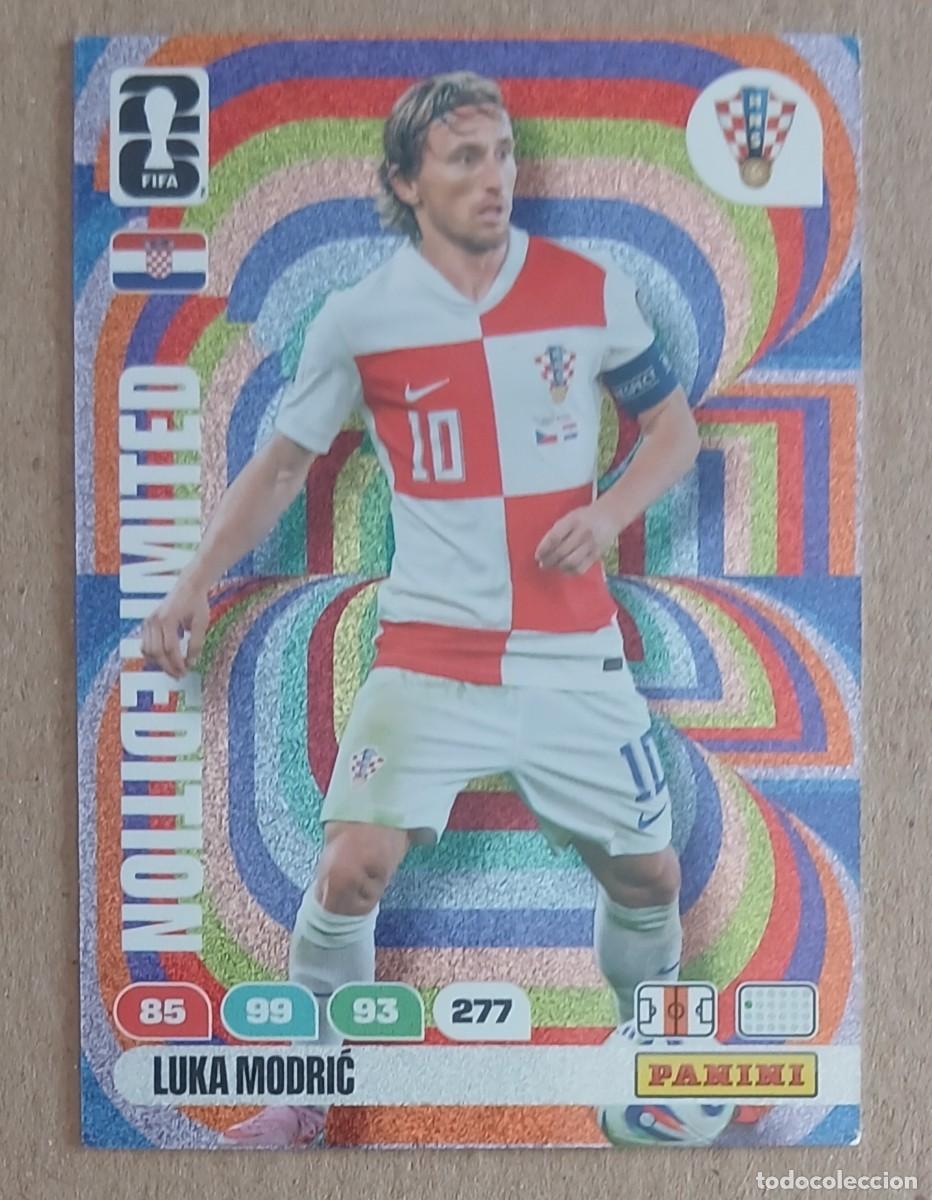 Cromos de f&uacute;tbol: CROMO LUKA MODRIC CROACIA LIMITED EDITION ADRENALYN XL FIFA WORLD CUP 2026 PANINI. Nuevo de sobre.