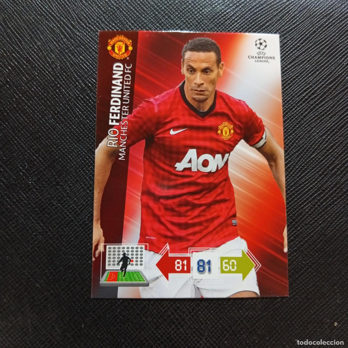 Fu&szlig;ball-Sticker: RIO FERDINAND MANCHESTER UNITED ADRENALYN CHAMPIONS LEAGUE 2012 2013 FUTBOL 12 13 - A207 PG272 B