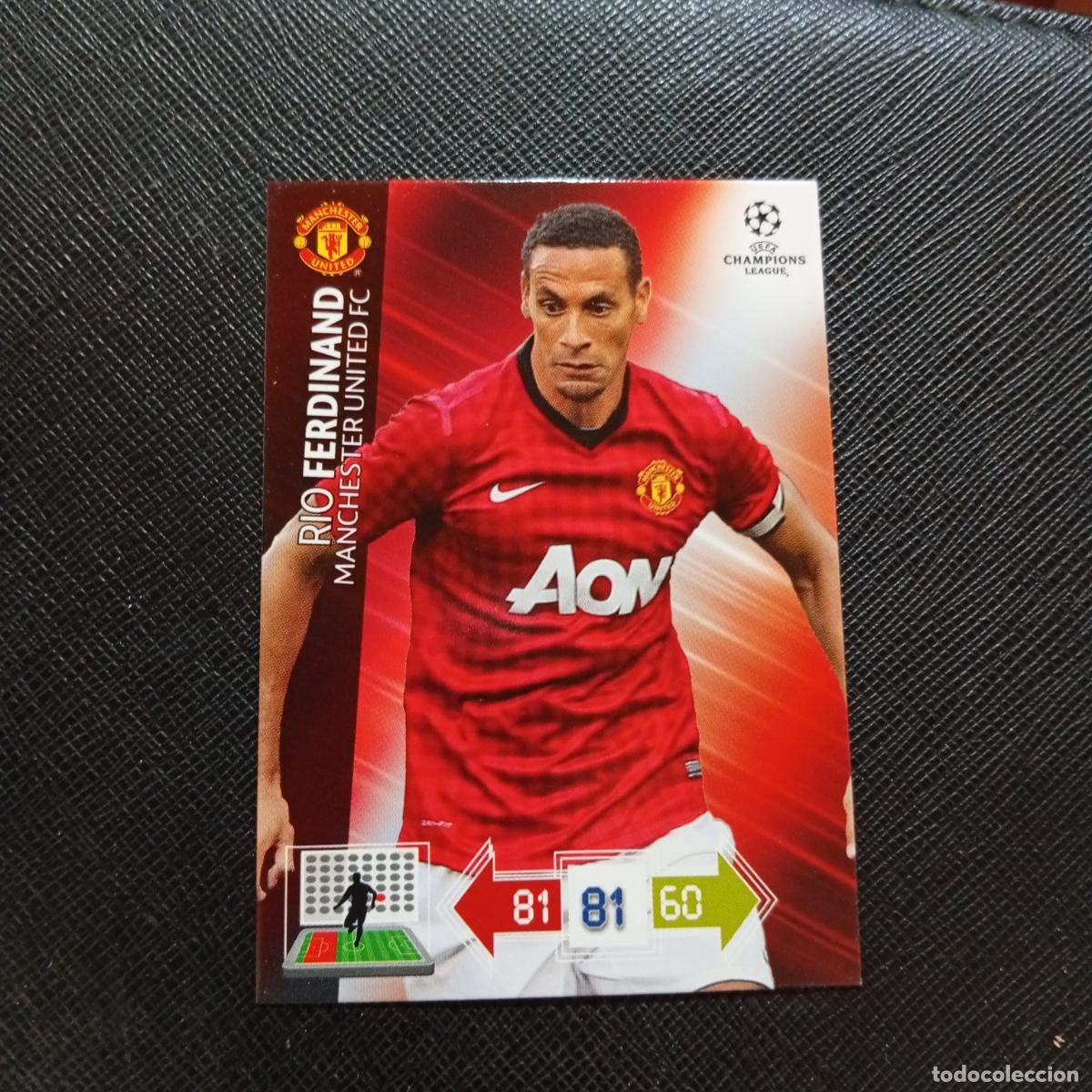 Fu&szlig;ball-Sticker: RIO FERDINAND MANCHESTER UNITED ADRENALYN CHAMPIONS LEAGUE 2012 2013 FUTBOL 12 13 - A207 PG272 C
