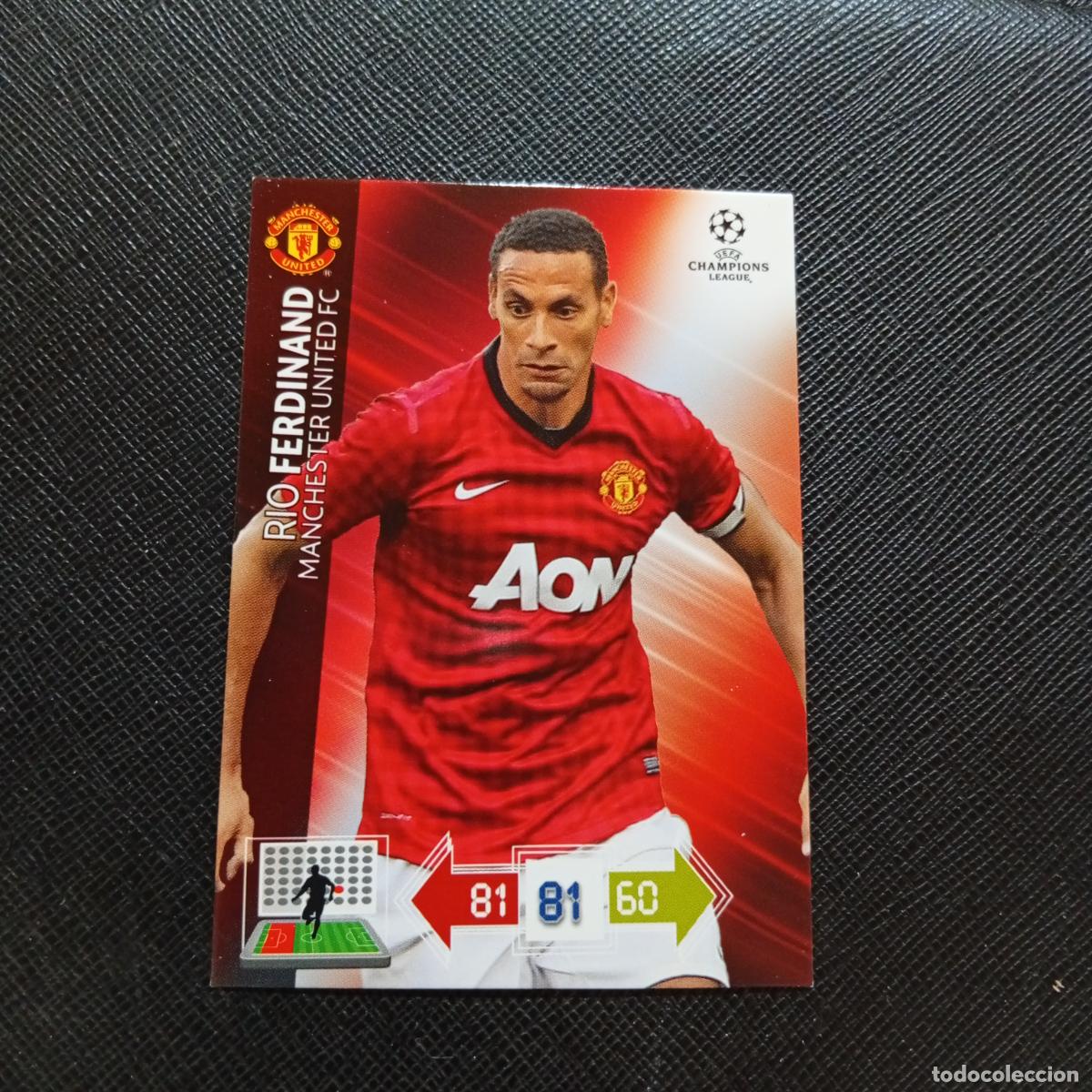 Fu&szlig;ball-Sticker: RIO FERDINAND MANCHESTER UNITED ADRENALYN CHAMPIONS LEAGUE 2012 2013 FUTBOL 12 13 - A207 PG279