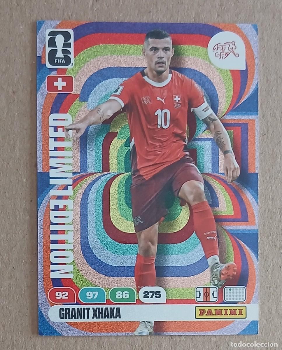 Cartes &agrave; collectionner de Football: CROMO GRANIT SHAKA SUIZA LIMITED EDITION ADRENALYN XL FIFA WORLD CUP 2026 PANINI. Nuevo de sobre.