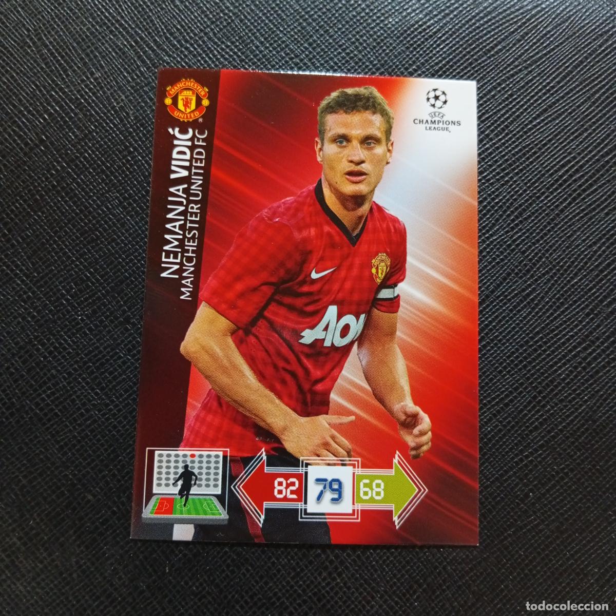 Cromos de Futebol: VIDIC MANCHESTER UNITED ADRENALYN CHAMPIONS LEAGUE 2012 2013 FUTBOL 12 13 - A207 PG304