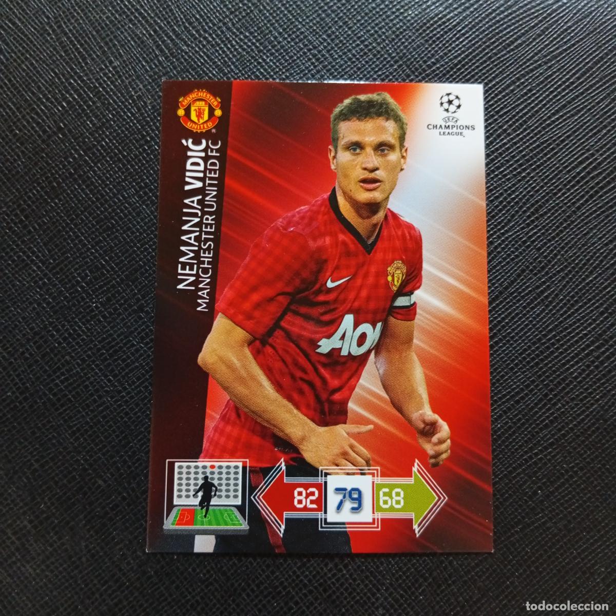 Cromos de Futebol: VIDIC MANCHESTER UNITED ADRENALYN CHAMPIONS LEAGUE 2012 2013 FUTBOL 12 13 - A207 PG304 B
