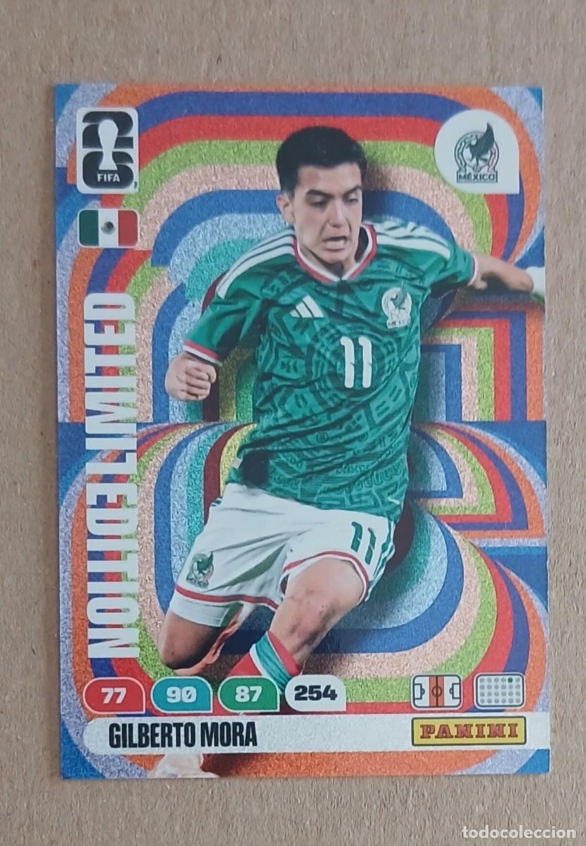 Cromos de Futebol: CROMO GILBERTO MORA ROOKIE MEXICO LIMITED EDITION ADRENALYN XL FIFA WORLD CUP 2026 PANINI. Nuevo.