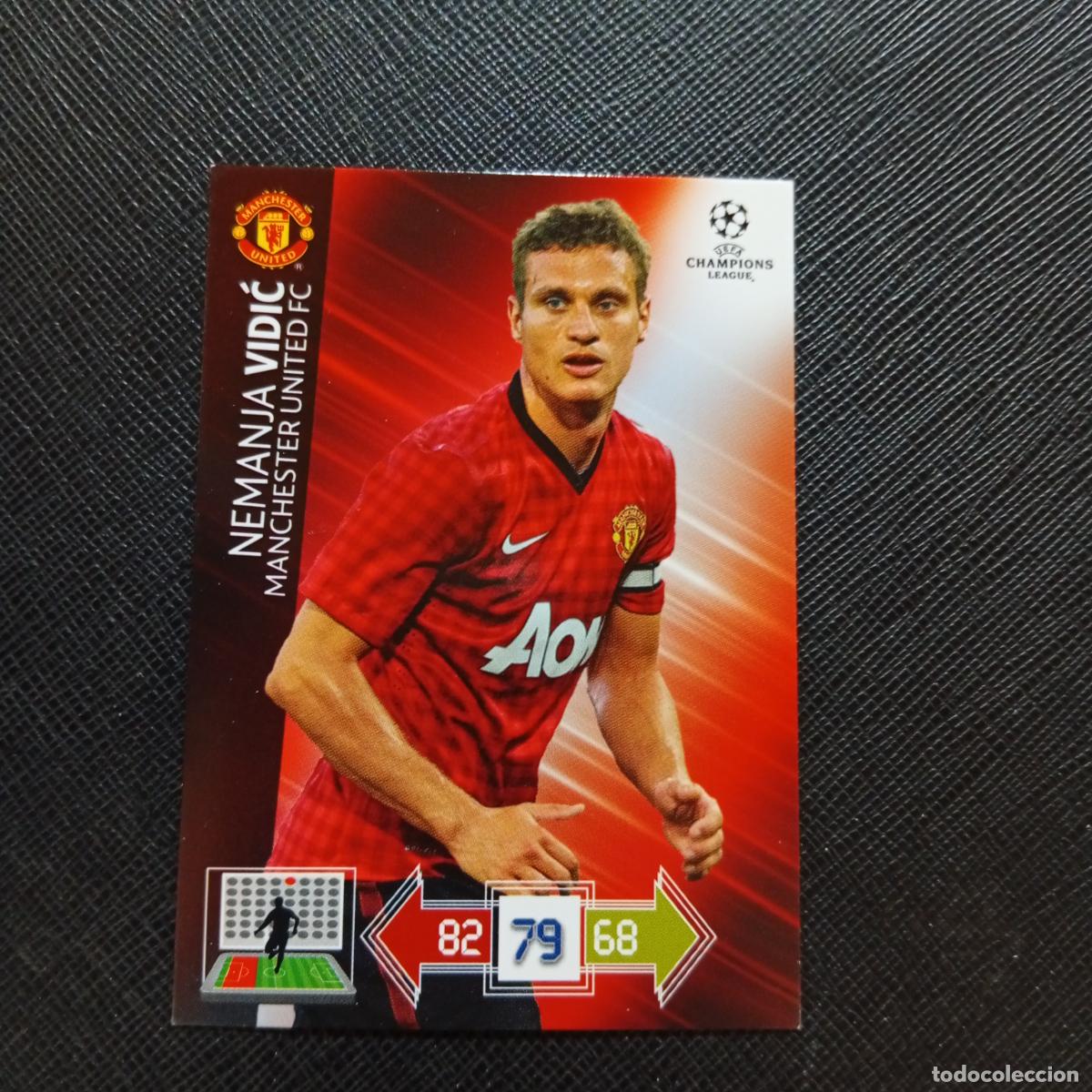 Cromos de Futebol: VIDIC MANCHESTER UNITED ADRENALYN CHAMPIONS LEAGUE 2012 2013 FUTBOL 12 13 - A207 PG318