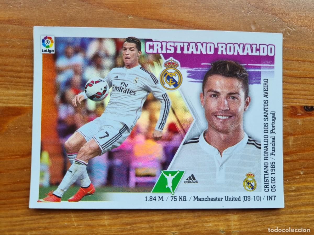Cromos de Futebol: 19 CRISTIANO RONALDO (Real Madrid CF). Liga 2015 2016 15 16 Colecciones Este (Panini)