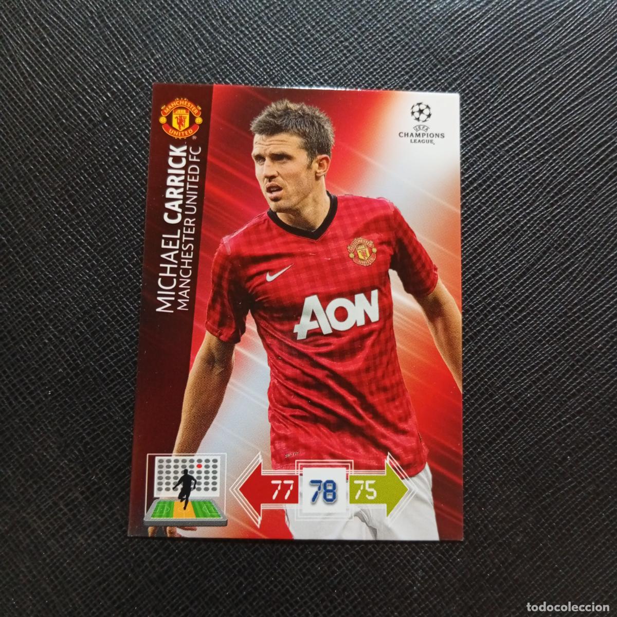 Football Stickers: CARRICK MANCHESTER UNITED ADRENALYN CHAMPIONS LEAGUE 2012 2013 FUTBOL 12 13 - A207 PG318 B