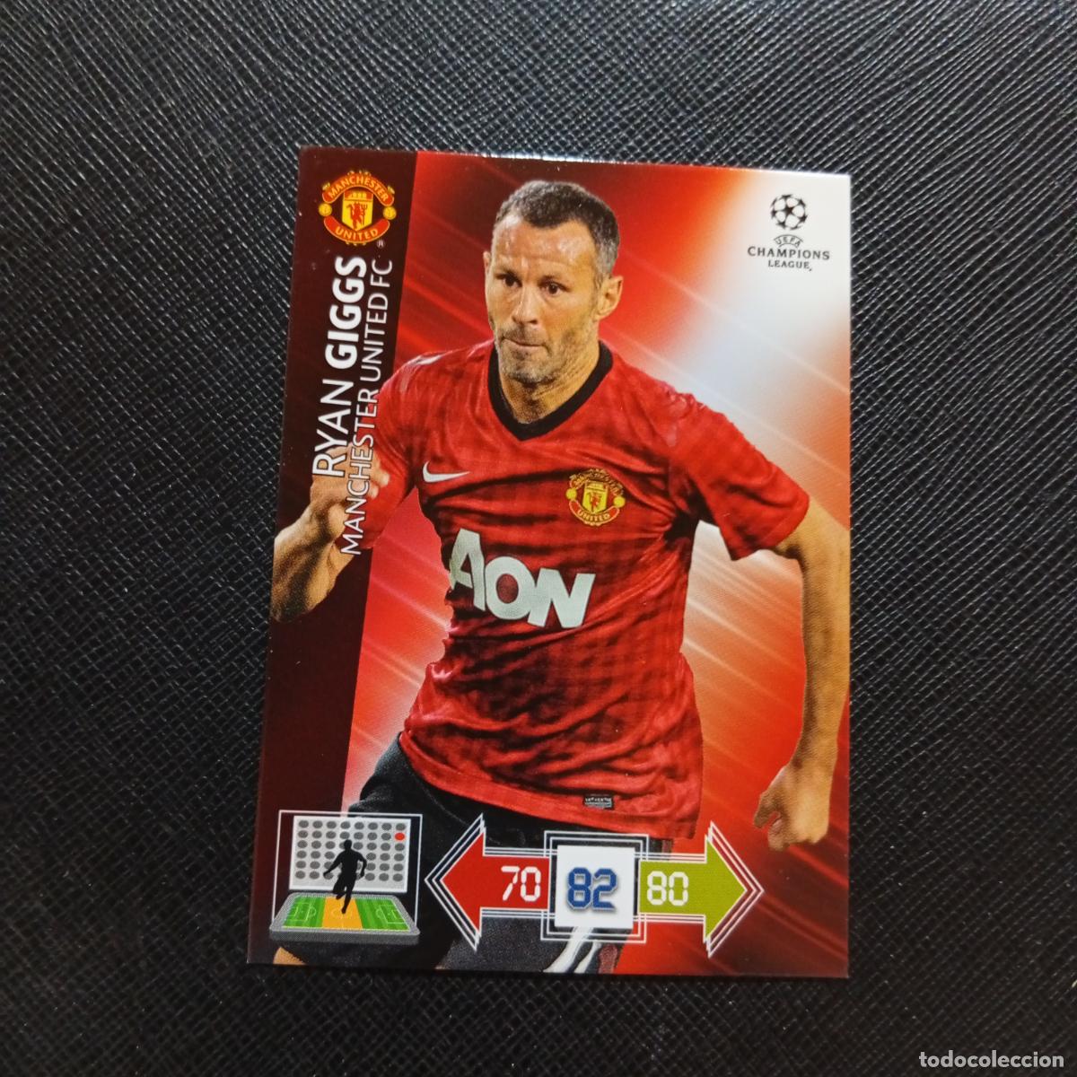 Football Stickers: GIGGS MANCHESTER UNITED ADRENALYN CHAMPIONS LEAGUE 2012 2013 FUTBOL 12 13 - A207 PG323 B