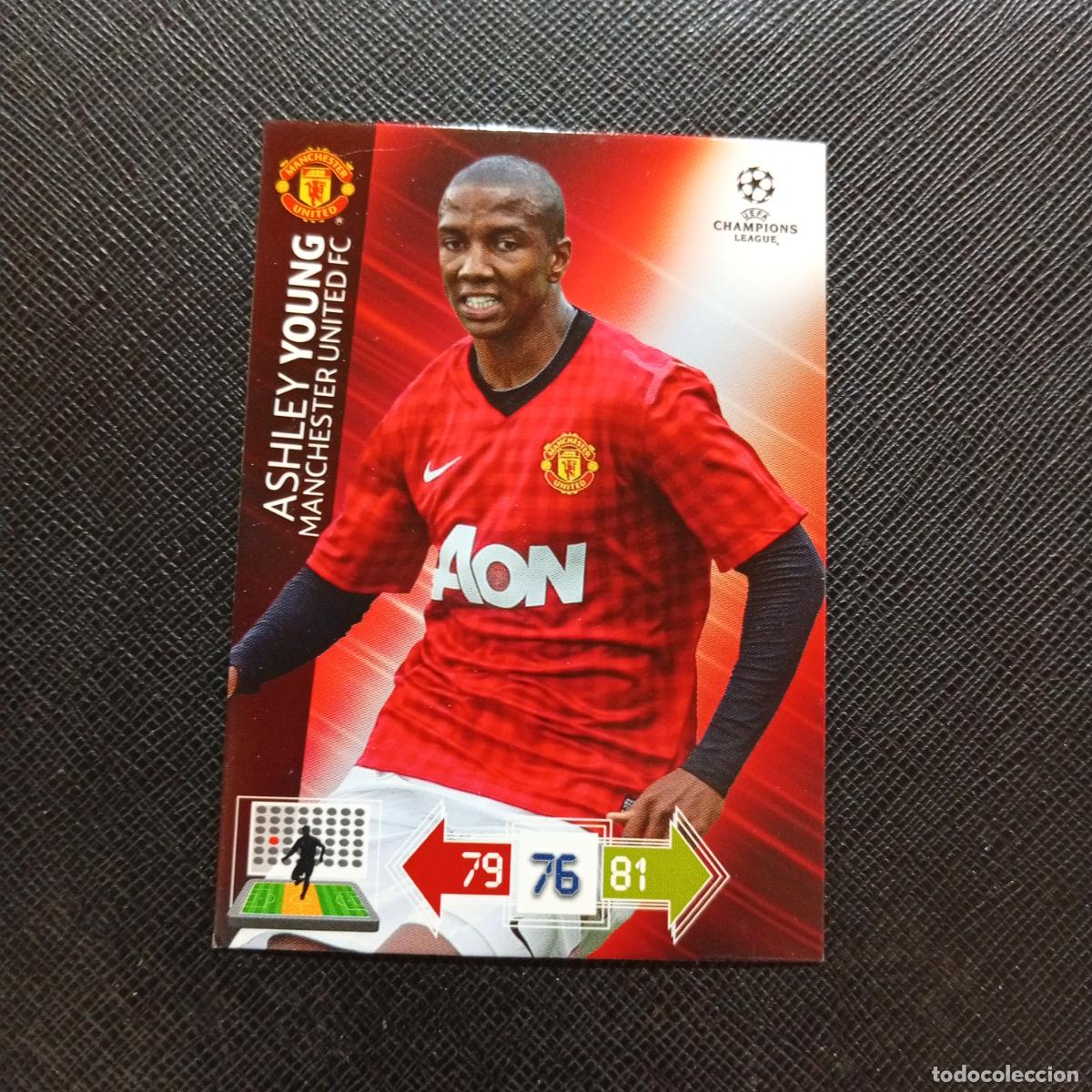 Fu&szlig;ball-Sticker: ASHLEY YOUNG MANCHESTER UNITED ADRENALYN CHAMPIONS LEAGUE 2012 2013 FUTBOL 12 13 - A207 PG366