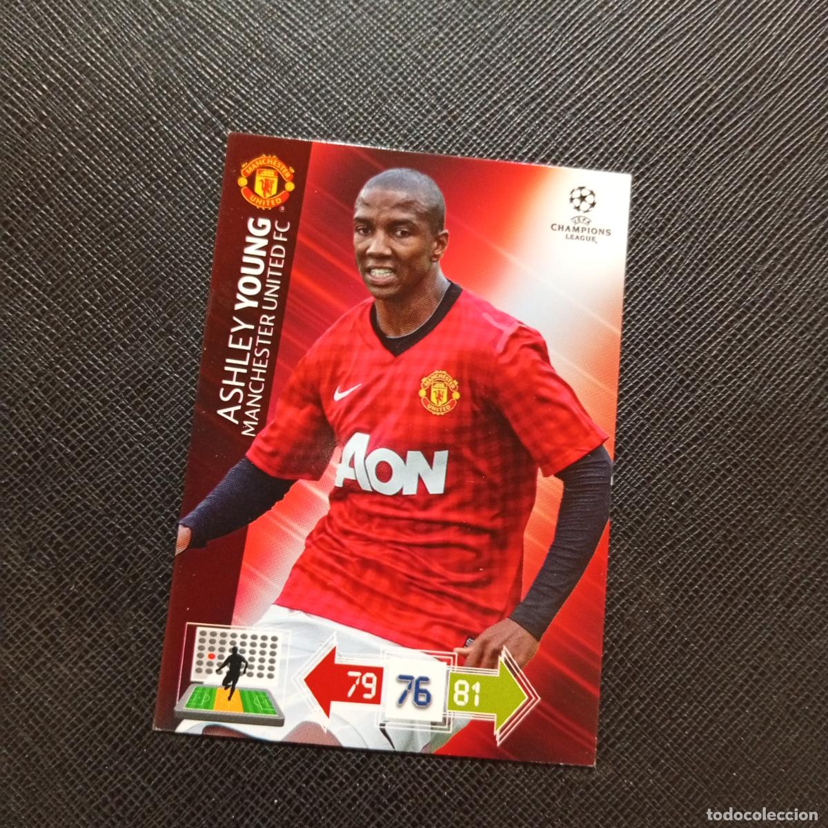 Fu&szlig;ball-Sticker: ASHLEY YOUNG MANCHESTER UNITED ADRENALYN CHAMPIONS LEAGUE 2012 2013 FUTBOL 12 13 - A207 PG372