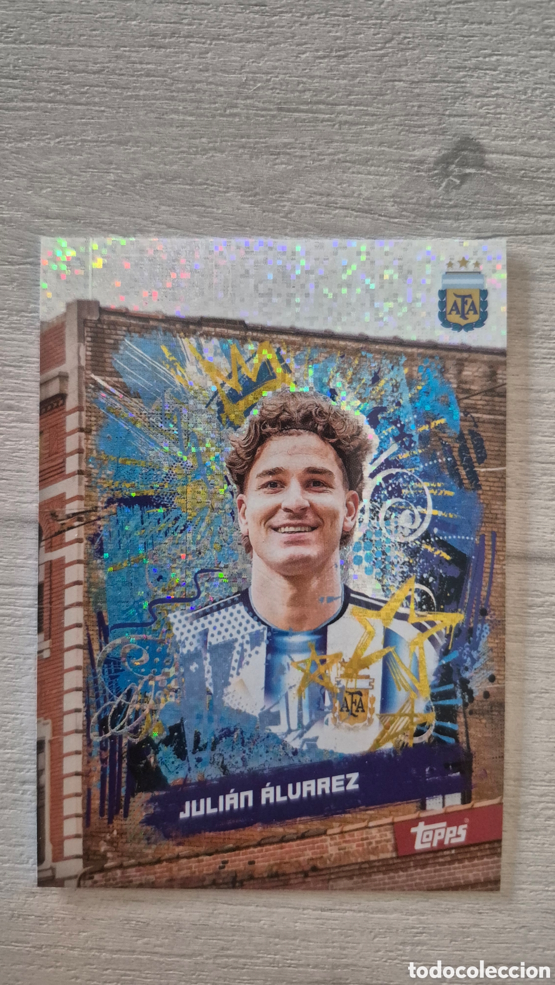 Fu&szlig;ball-Sticker: N&deg;29 Julian Alvarez &rdquo;Static&rdquo; Team Set Argentina 2026