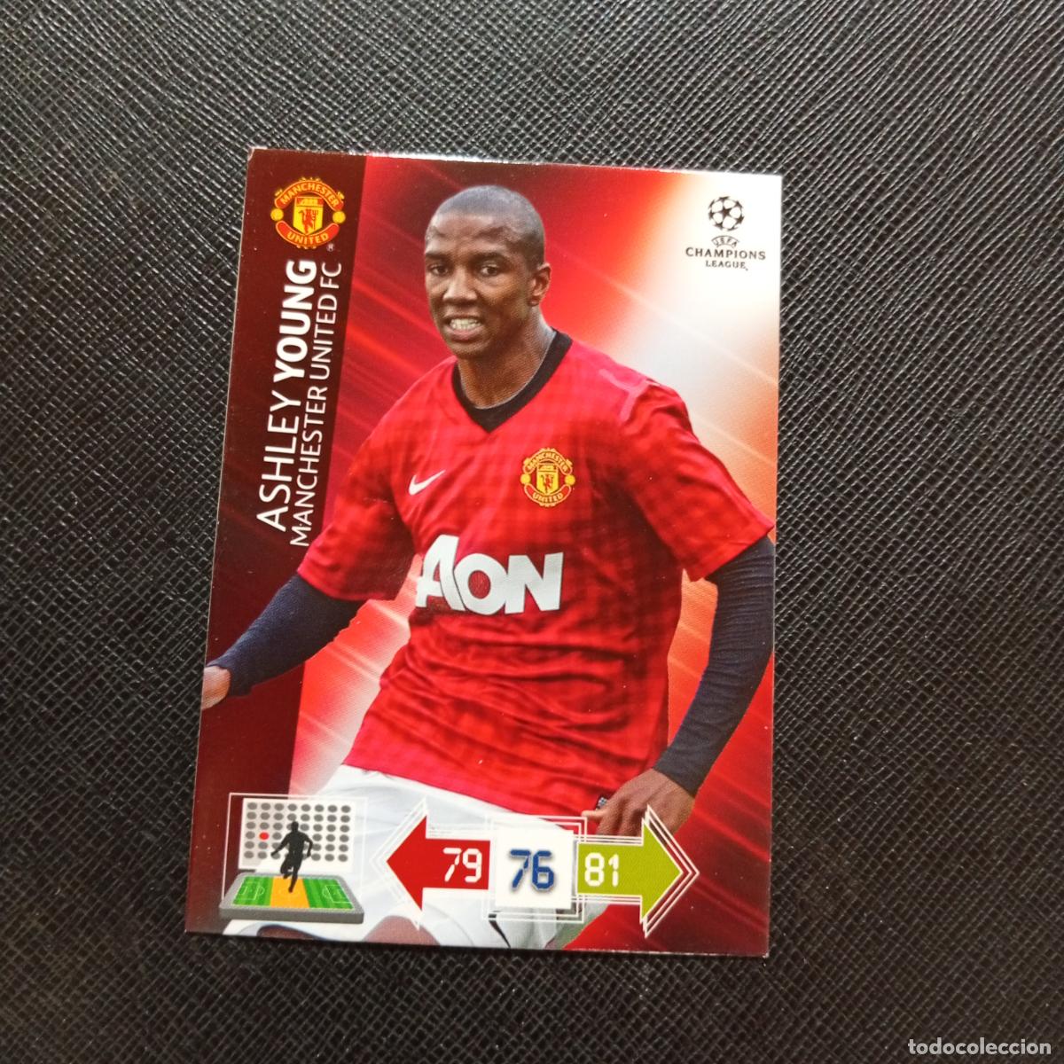 Fu&szlig;ball-Sticker: ASHLEY YOUNG MANCHESTER UNITED ADRENALYN CHAMPIONS LEAGUE 2012 2013 FUTBOL 12 13 - A207 PG372 B