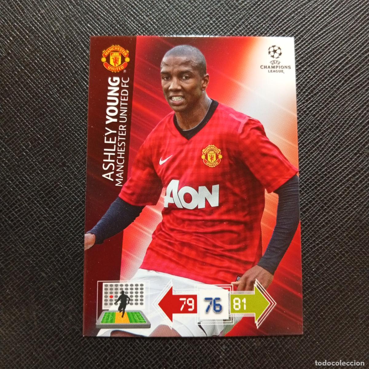 Fu&szlig;ball-Sticker: ASHLEY YOUNG MANCHESTER UNITED ADRENALYN CHAMPIONS LEAGUE 2012 2013 FUTBOL 12 13 - A207 PG372 C