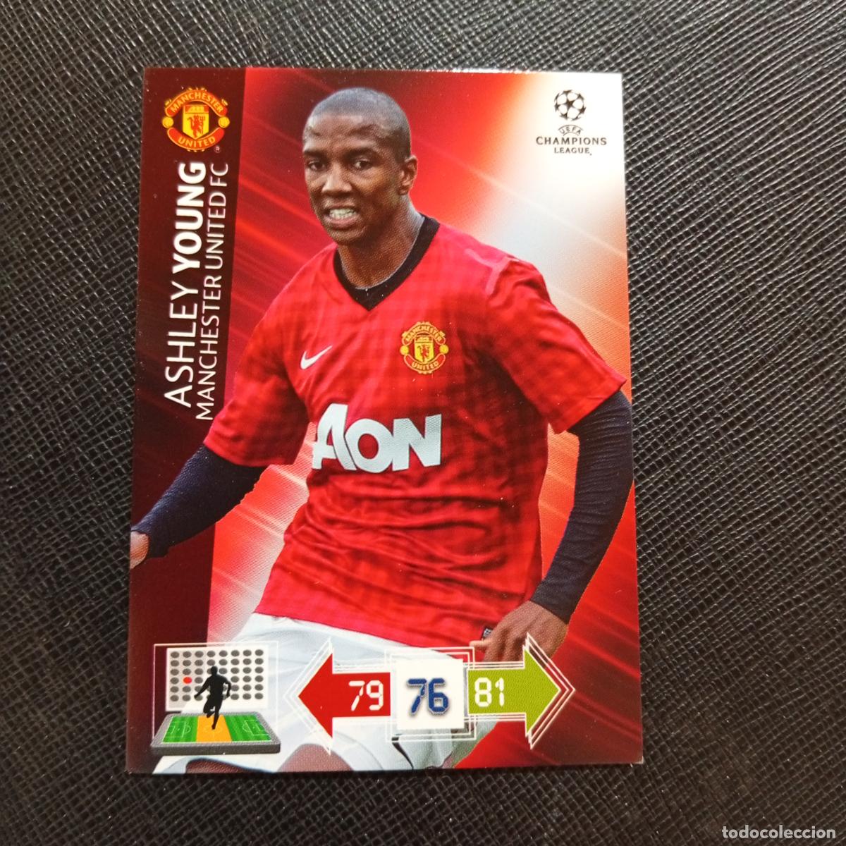 Fu&szlig;ball-Sticker: ASHLEY YOUNG MANCHESTER UNITED ADRENALYN CHAMPIONS LEAGUE 2012 2013 FUTBOL 12 13 - A207 PG405