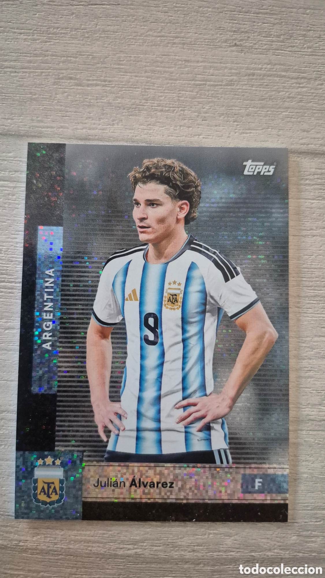 Figurine di Calcio: N&deg;15 Julian &Aacute;lvarez &rdquo;Halo&rdquo; Team Set Argentina 2026