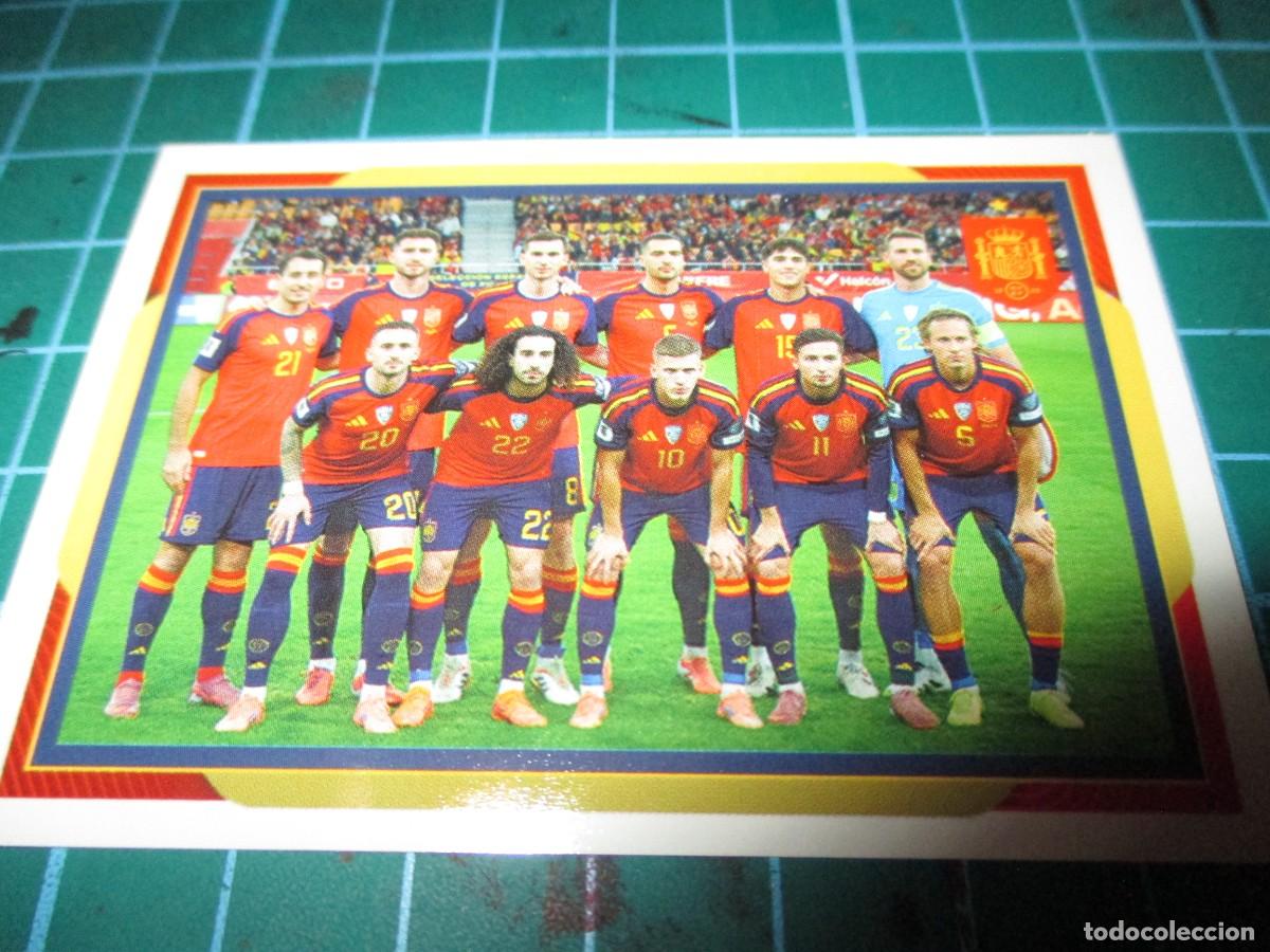 Figurine di Calcio: 722- Colecci&oacute;n Espa&ntilde;a 2026 - n&ordm; 4 Alineaci&oacute;n Selecci&oacute;n Espa&ntilde;ola, PANINI-CARREFOUR