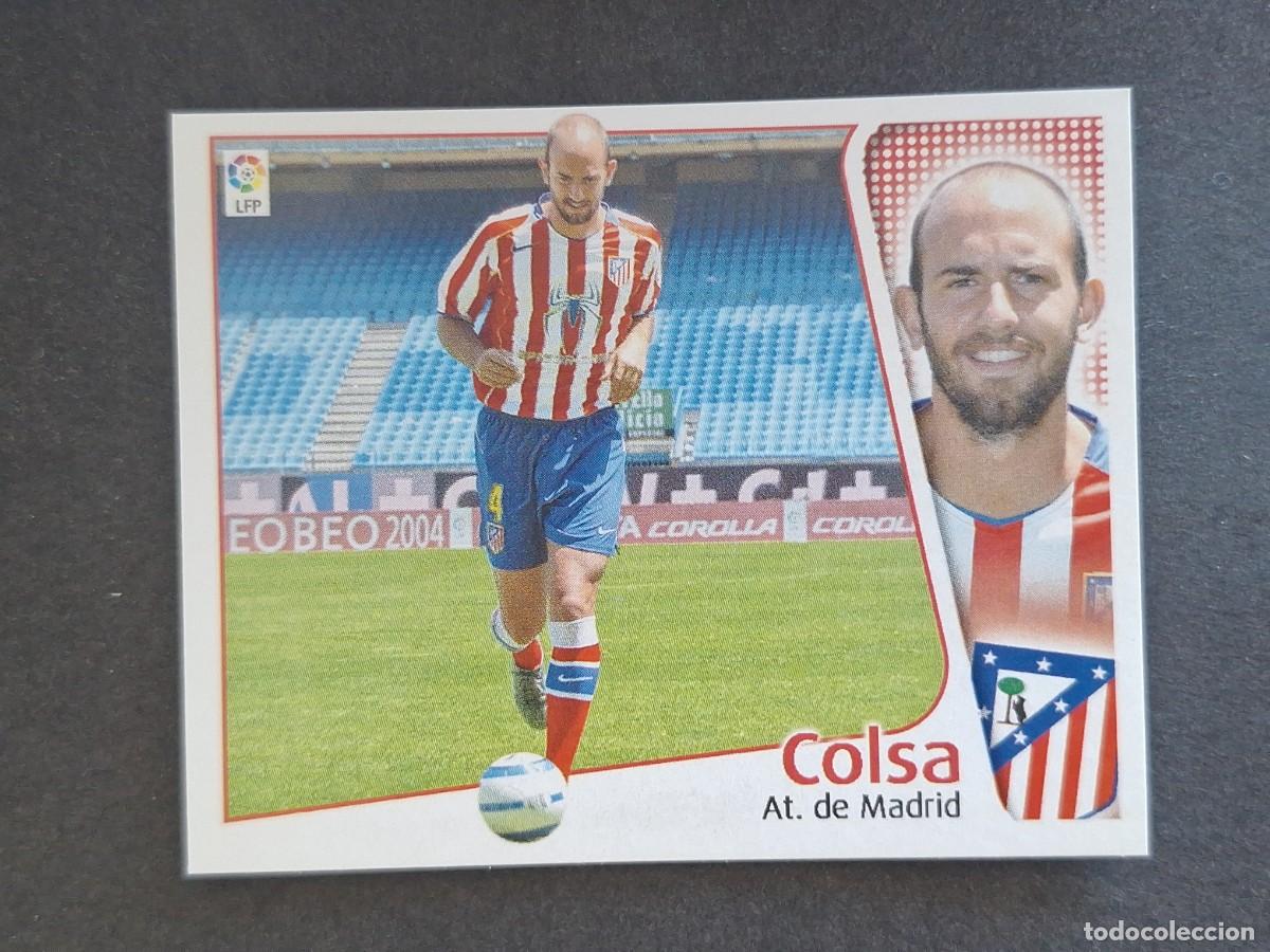 Figurine di Calcio: L4 COLSA ATLETICO DE MADRID LIGA ESTE 2004 2005 04 05 NUNCA PEGADO SIN PEGAR