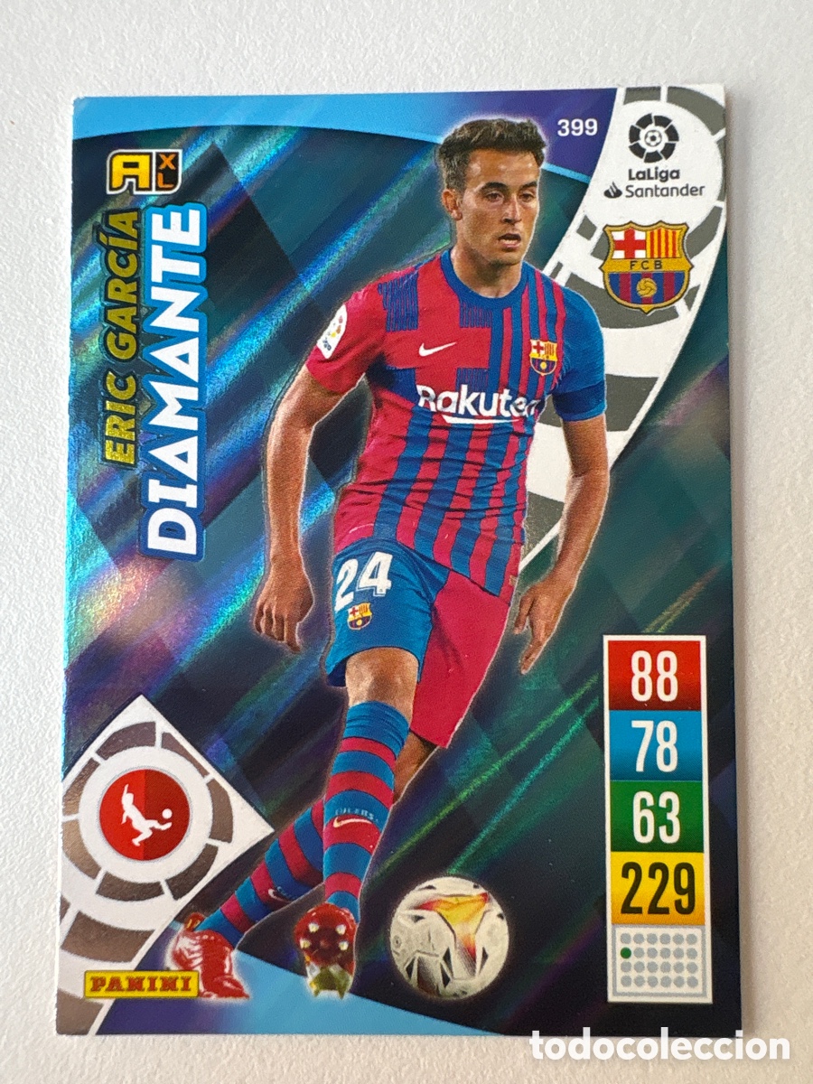Cartes &agrave; collectionner de Football: Carta Eric Garc&iacute;a &Iacute;dolo 399 Bar&ccedil;a Adrenalyn 2021-22