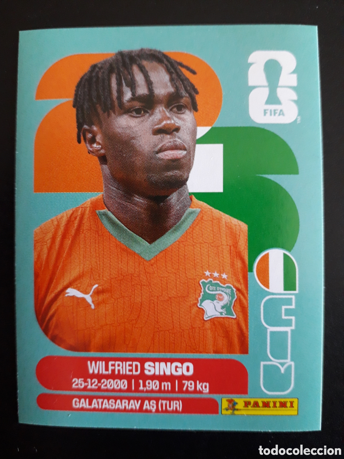 Cartes &agrave; collectionner de Football: SINGO COSTA DE MARFIL CIV 4 MUNDIAL F&Uacute;TBOL 2026 FIFA WORLD CUP PANINI SIN PEGAR PEDIDO M&Iacute;NIMO 3&euro;