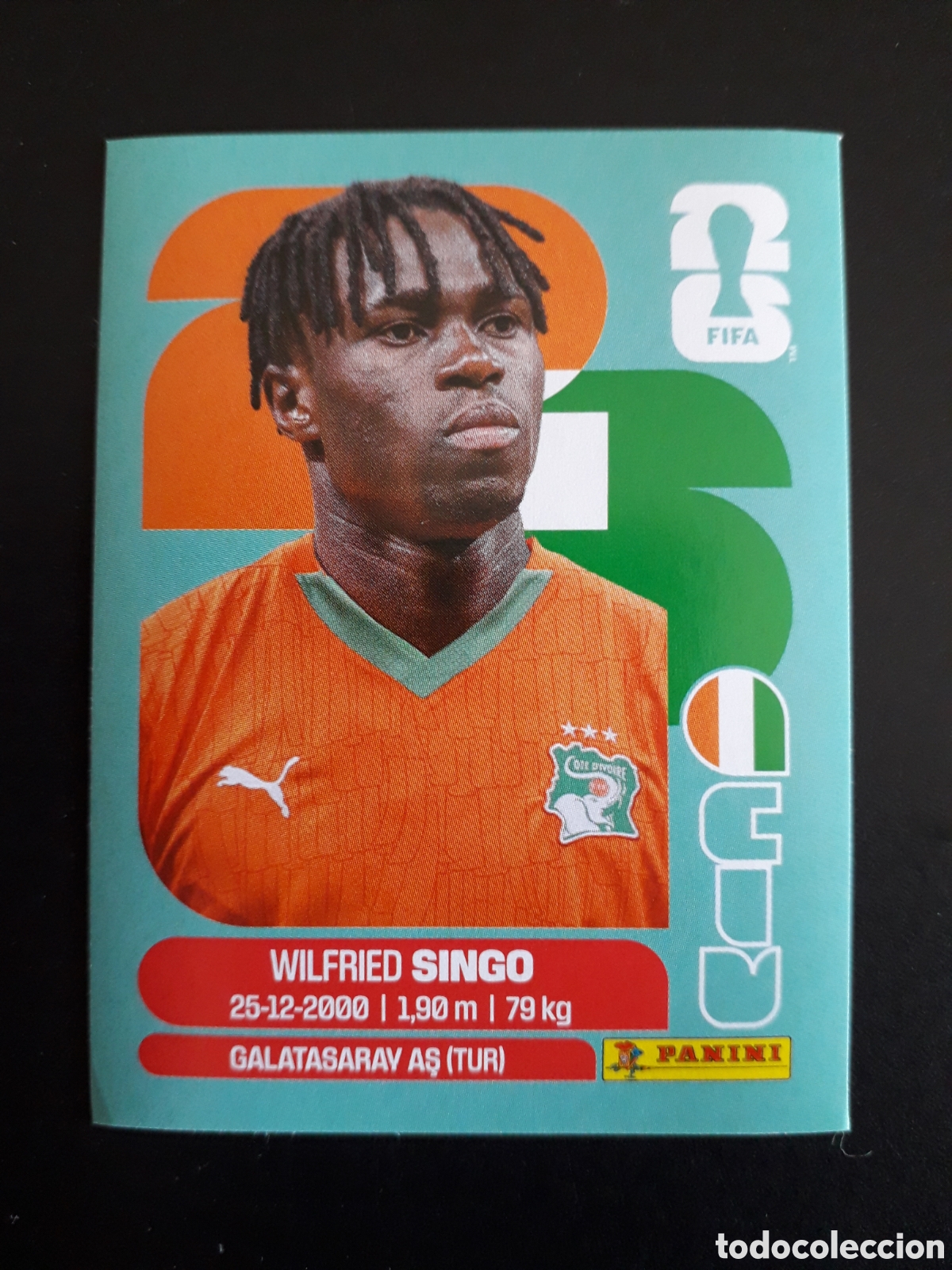 Cartes &agrave; collectionner de Football: SINGO COSTA DE MARFIL CIV 4 MUNDIAL F&Uacute;TBOL 2026 FIFA WORLD CUP PANINI SIN PEGAR PEDIDO M&Iacute;NIMO 3&euro;
