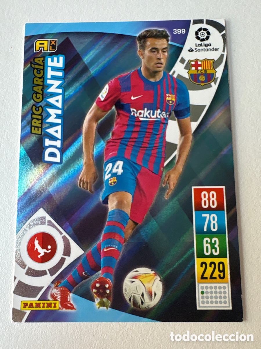Cartes &agrave; collectionner de Football: Carta Eric Garc&iacute;a &Iacute;dolo 399 Bar&ccedil;a Adrenalyn 2021-22