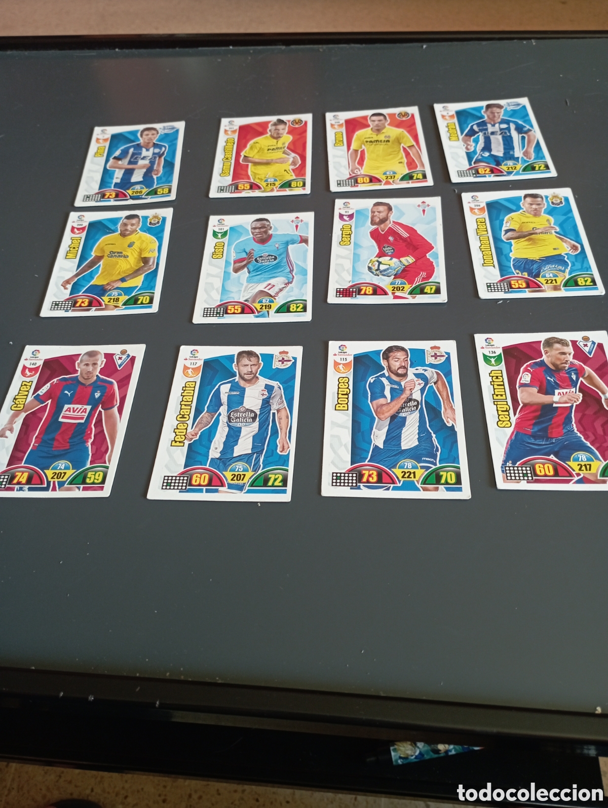 Cromos de f&uacute;tbol: Lote 12 cromos adrenalyn XL 2017 18