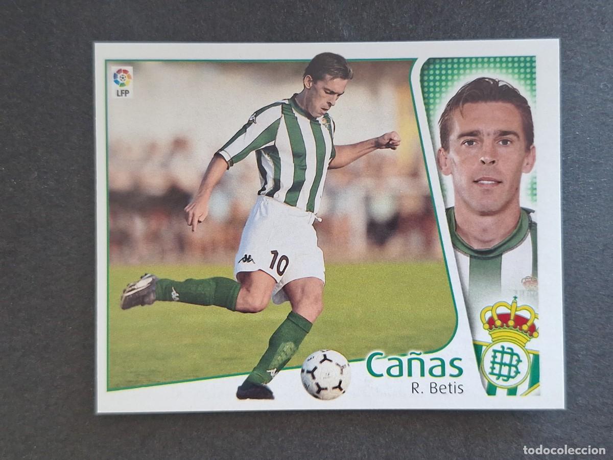 Football Stickers: L4 CA&Ntilde;AS REAL BETIS BALOMPIE LIGA ESTE 2004 2005 04 05 NUNCA PEGADO SIN PEGAR