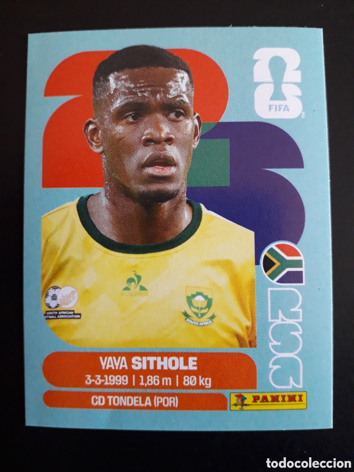 Football Stickers: SITHOLE SUD&Aacute;FRICA RSA 15 MUNDIAL F&Uacute;TBOL 2026 FIFA WORLD CUP PANINI SIN PEGAR PEDIDO M&Iacute;NIMO 3&euro;
