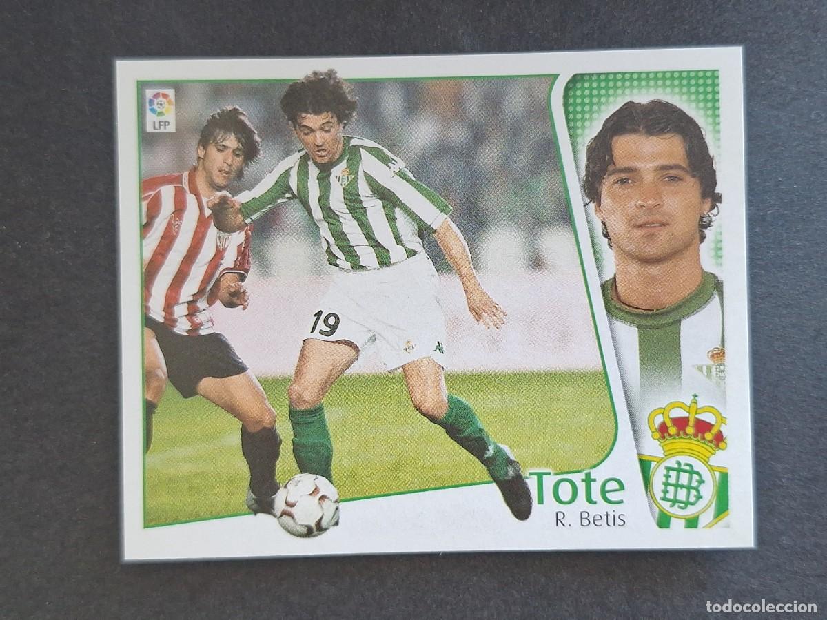 Football Stickers: L4 TOTE REAL BETIS BALOMPIE LIGA ESTE 2004 2005 04 05 NUNCA PEGADO SIN PEGAR