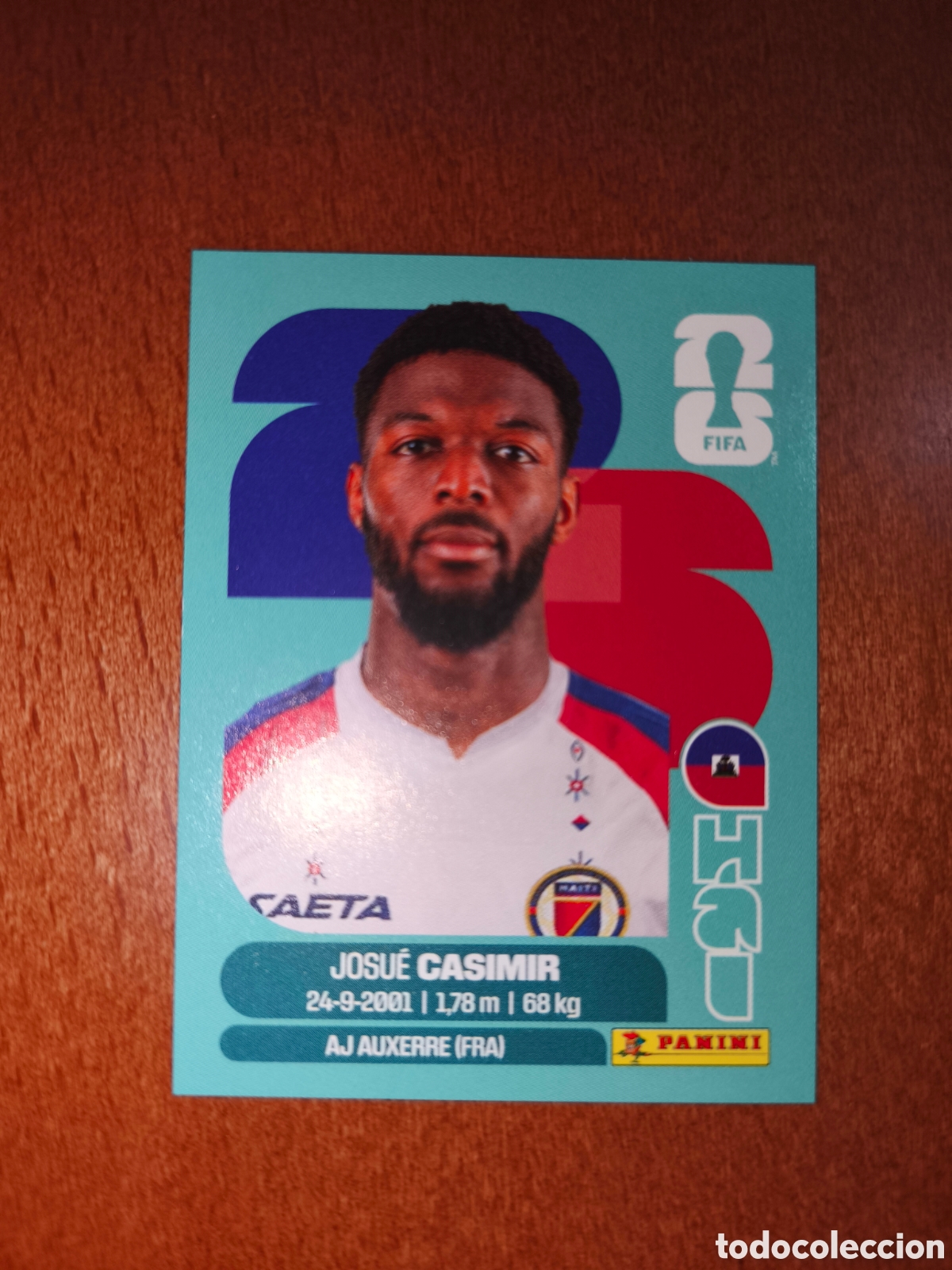 Football Stickers: HAI16 Josu&eacute; Casimir HAI 16 Fifa World Cup 2026 Hait&iacute;