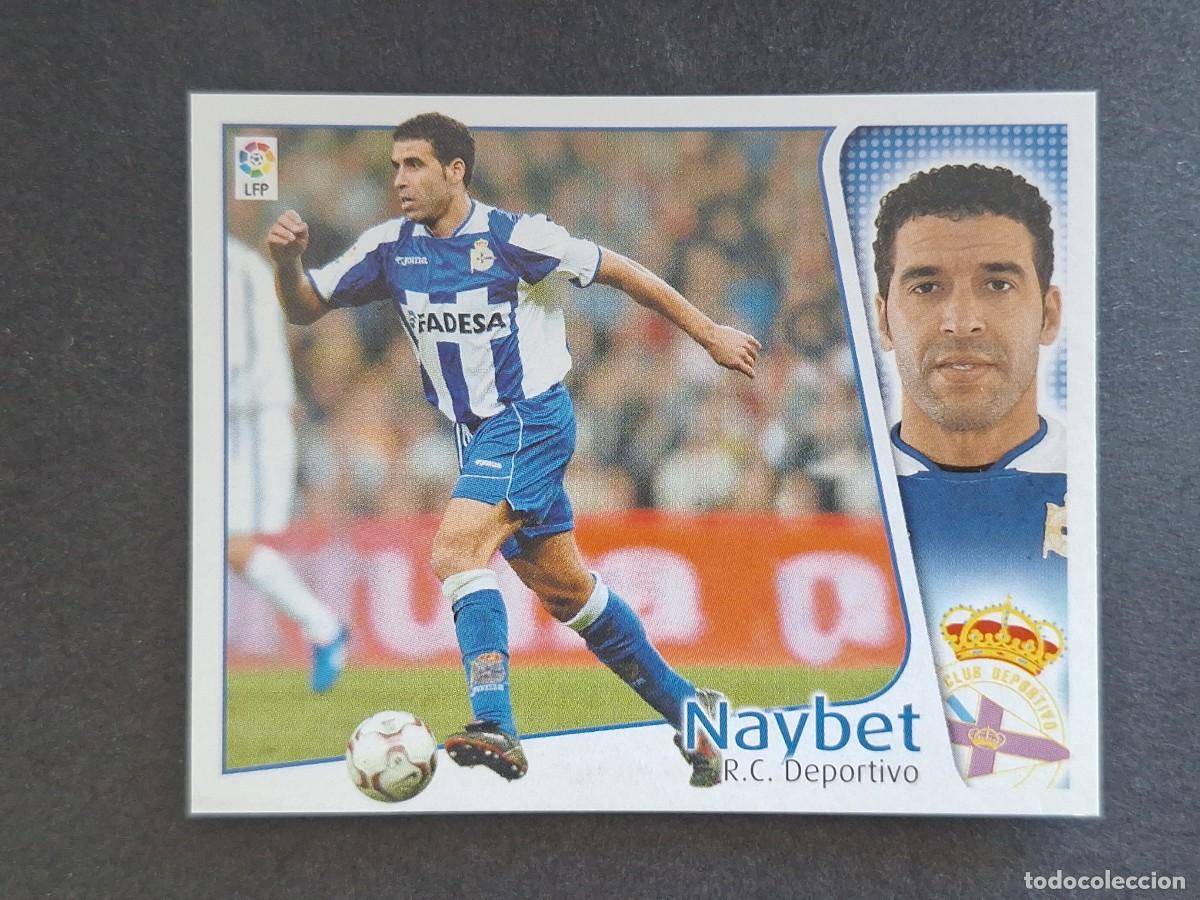Fu&szlig;ball-Sticker: L4 NAYBET DEPORTIVO DE LA CORU&Ntilde;A LIGA ESTE 2004 2005 04 05 NUNCA PEGADO SIN PEGAR