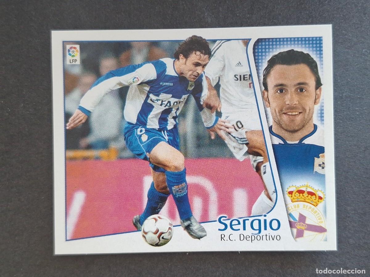 Figurine di Calcio: L4 SERGIO DEPORTIVO DE LA CORU&Ntilde;A LIGA ESTE 2004 2005 04 05 NUNCA PEGADO SIN PEGAR