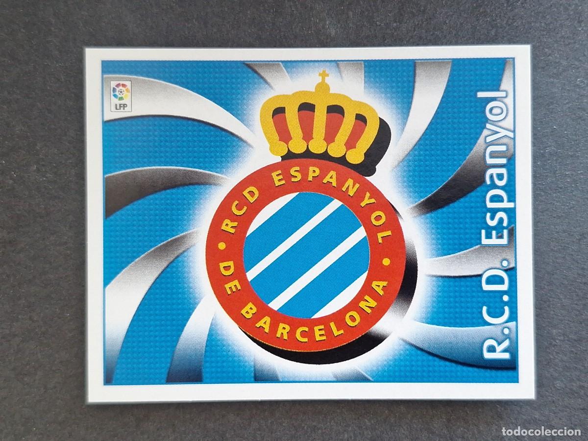 Fu&szlig;ball-Sticker: L4 ESCUDO R. C. D. ESPA&Ntilde;OL LIGA ESTE 2004 2005 04 05 NUNCA PEGADO SIN PEGAR