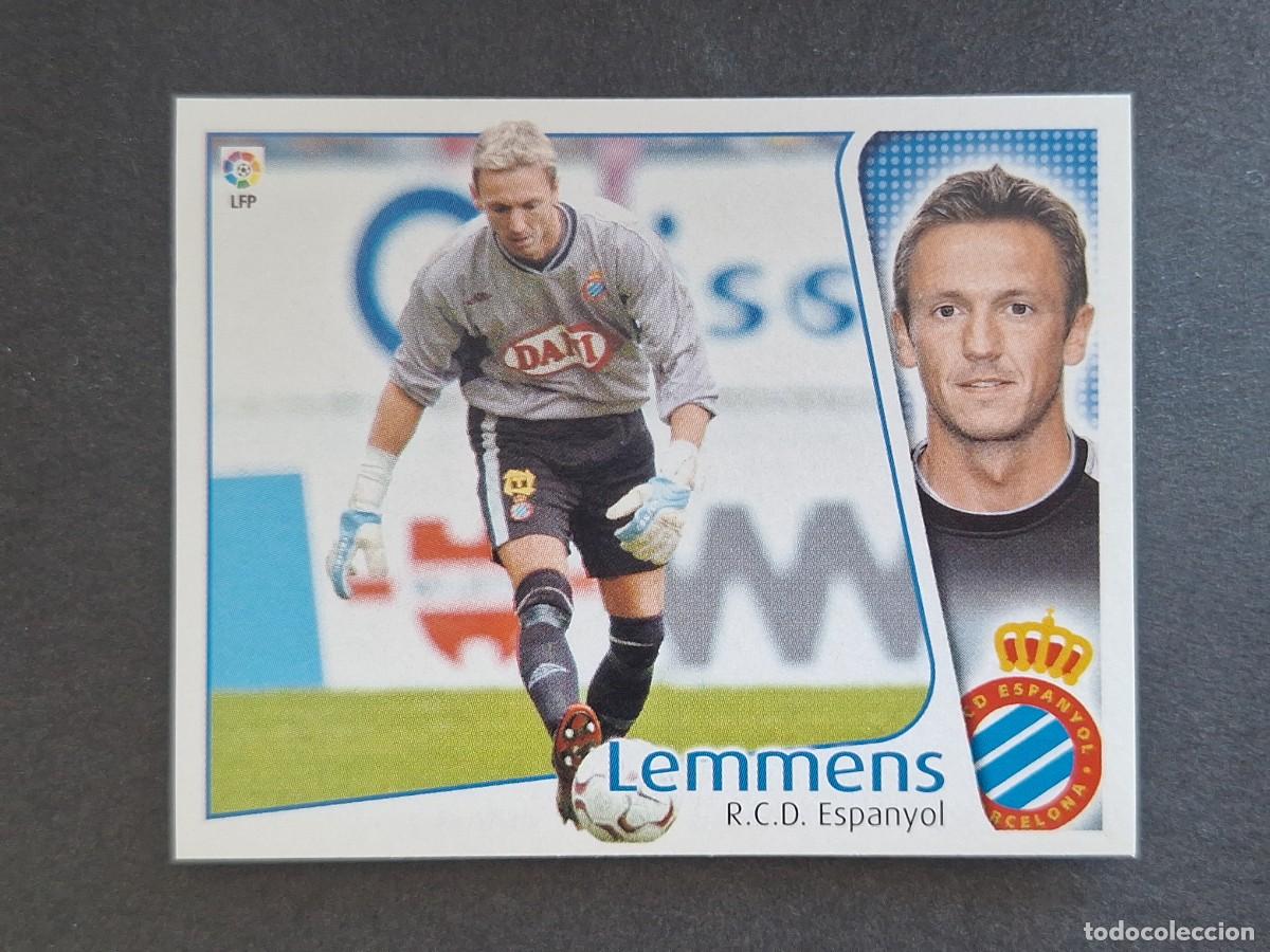 Fu&szlig;ball-Sticker: L4 LEMMENS R. C. D. ESPA&Ntilde;OL LIGA ESTE 2004 2005 04 05 NUNCA PEGADO SIN PEGAR