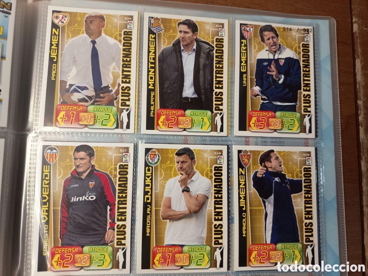 Fu&szlig;ball-Sticker: PLUS ENTRENADOR 519 MANOLO JIMENEZ ADRENALYN XL LIGA 2012 2013 12-13