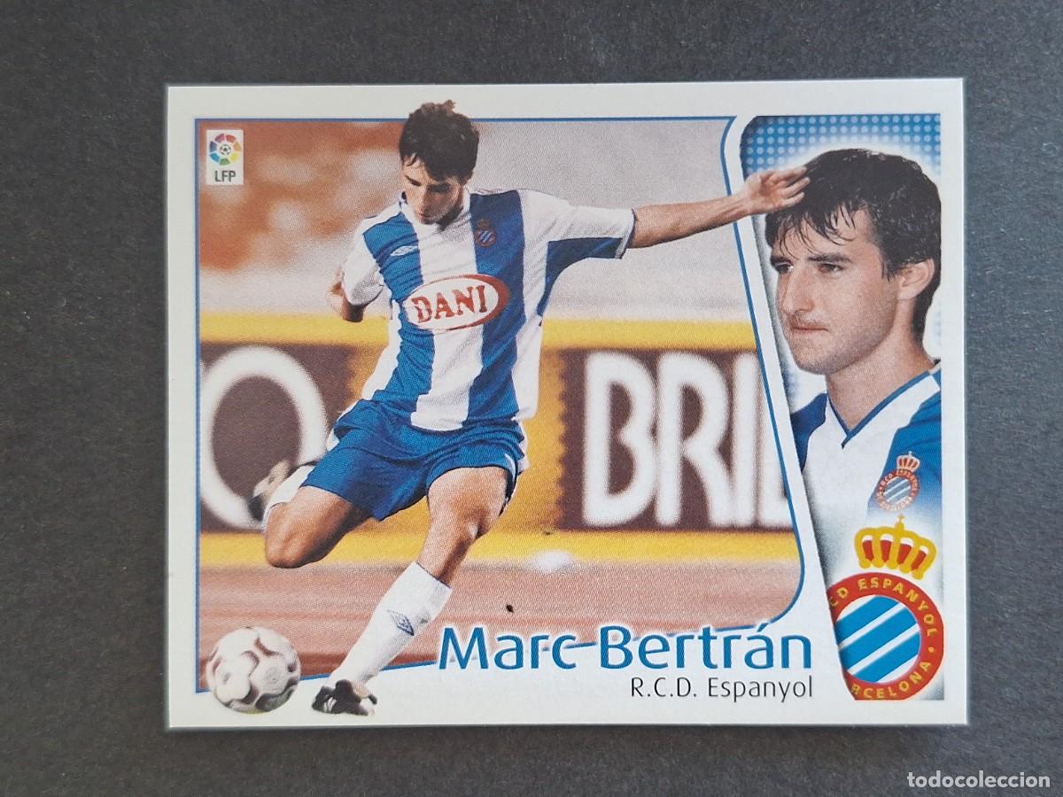 Fu&szlig;ball-Sticker: L4 MARC BERTRAN R. C. D. ESPA&Ntilde;OL LIGA ESTE 2004 2005 04 05 NUNCA PEGADO SIN PEGAR