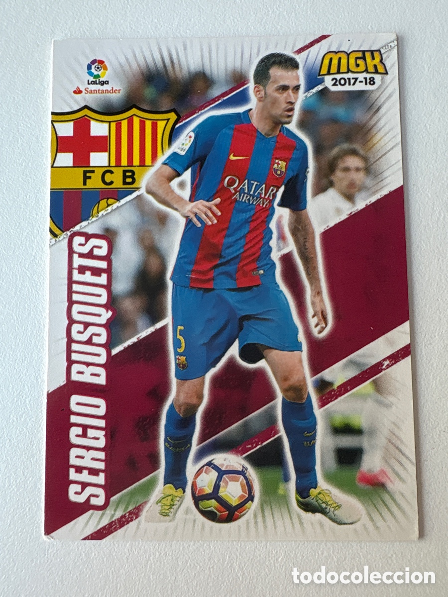 Cartes &agrave; collectionner de Football: Carta Sergio Busquets 90 Bar&ccedil;a Megacracks 2017-18