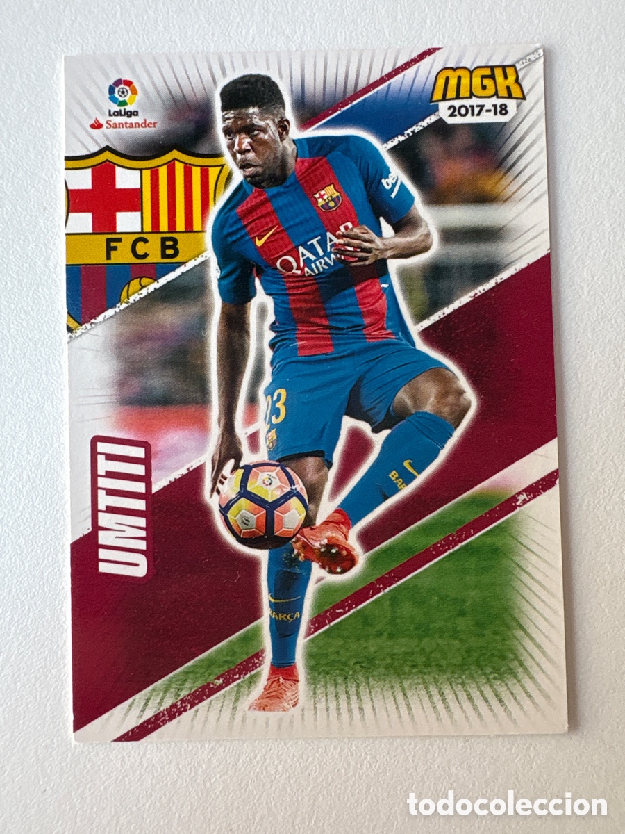 Figurine di Calcio: Carta Umtiti 88 Bar&ccedil;a Megacracks 2017-18