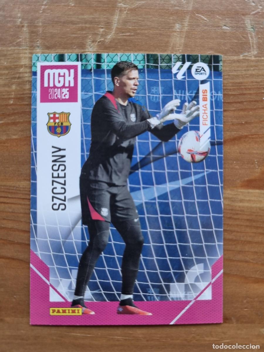Cromos de f&uacute;tbol: 74 Bis SZCZESNY (FC Barcelona) FICHA BIS. Liga 2024 2025 24 25 Megacracks (Panini)