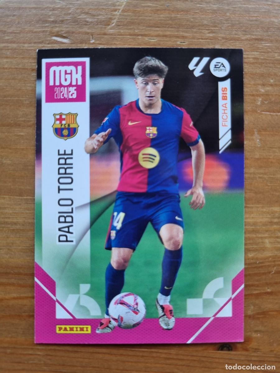 Cromos de f&uacute;tbol: 86 Bis PABLO TORRE (FC Barcelona) FICHA BIS. Liga 2024 2025 24 25 Megacracks (Panini)