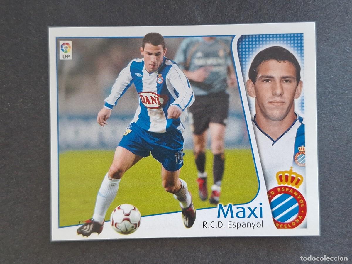 Cromos de f&uacute;tbol: L4 MAXI R. C. D. ESPA&Ntilde;OL LIGA ESTE 2004 2005 04 05 NUNCA PEGADO SIN PEGAR