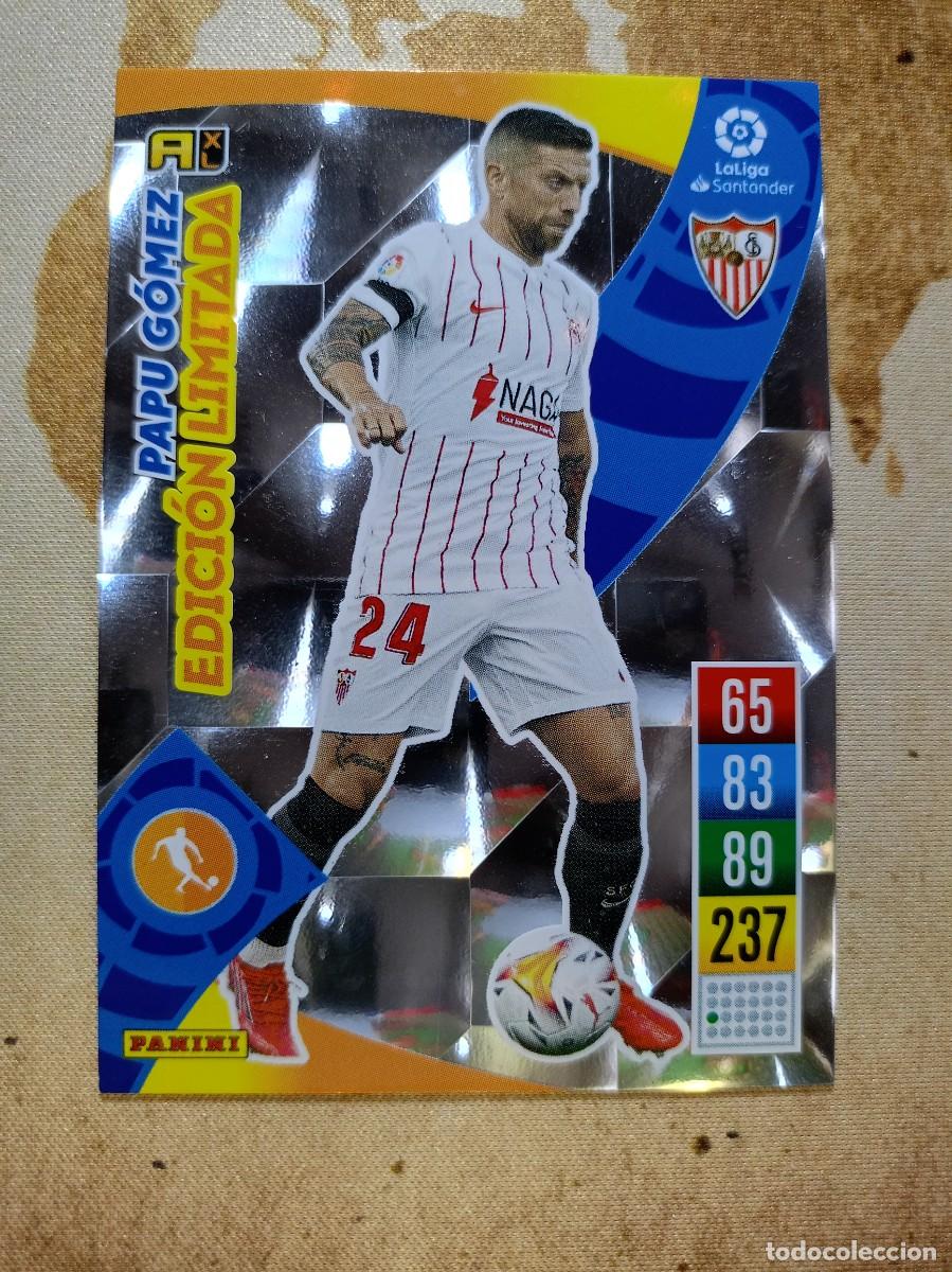 Cromos de f&uacute;tbol: Edici&oacute;n Limitada PAPU G&Oacute;MEZ Adrenalyn 2021-22