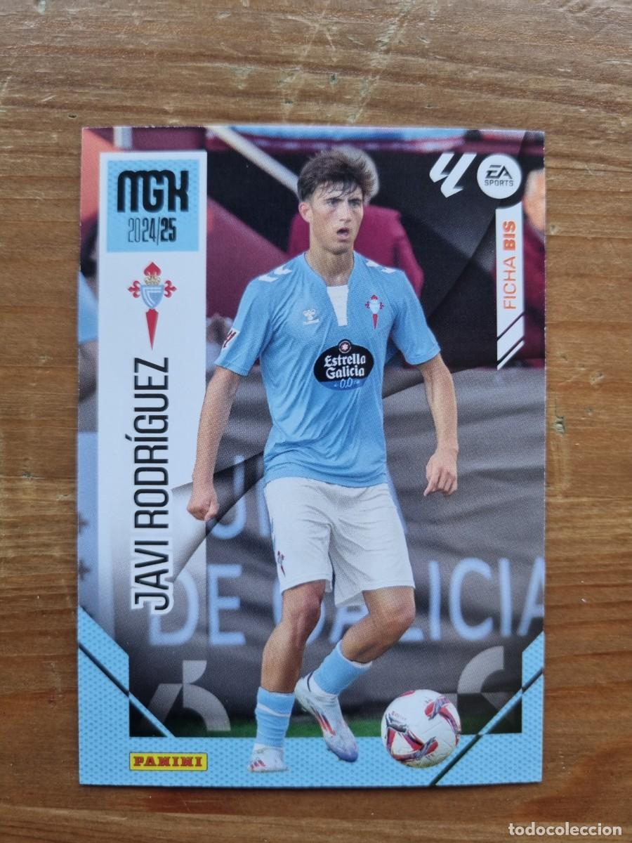 Cromos de f&uacute;tbol: 112 Bis JAVI RODR&Iacute;GUEZ (Celta de Vigo) FICHA BIS. Liga 2024 2025 24 25 Megacracks (Panini)