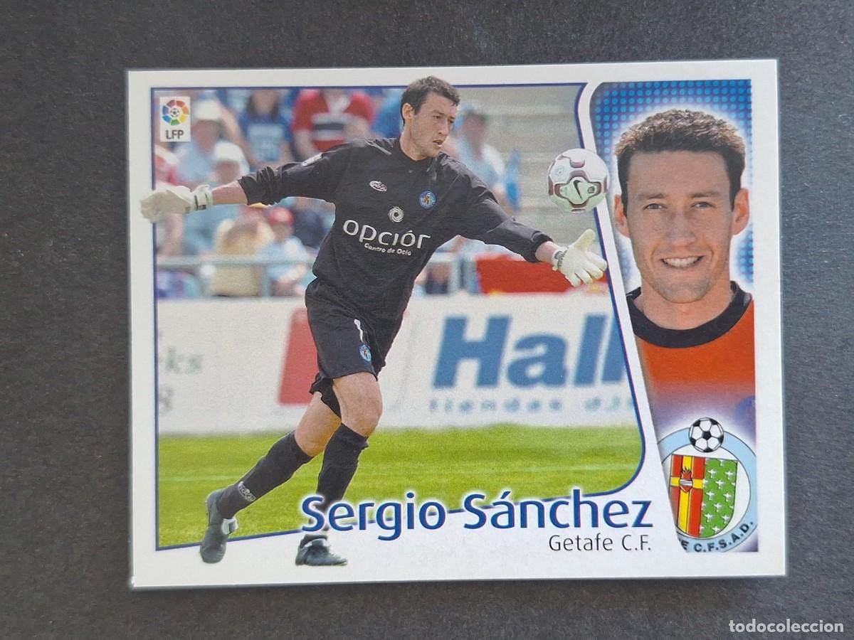 Cromos de f&uacute;tbol: L4 SERGIO SANCHEZ GETAFE C. F. LIGA ESTE 2004 2005 04 05 NUNCA PEGADO SIN PEGAR