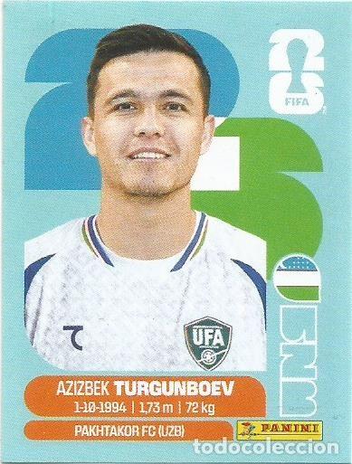 Cromos de f&uacute;tbol: MUNDIAL FIFA CUP 2026 - PANINI -STICKERS - UZBEKISTAN - AZIZBEK TURGUNBOEV - UZB 14