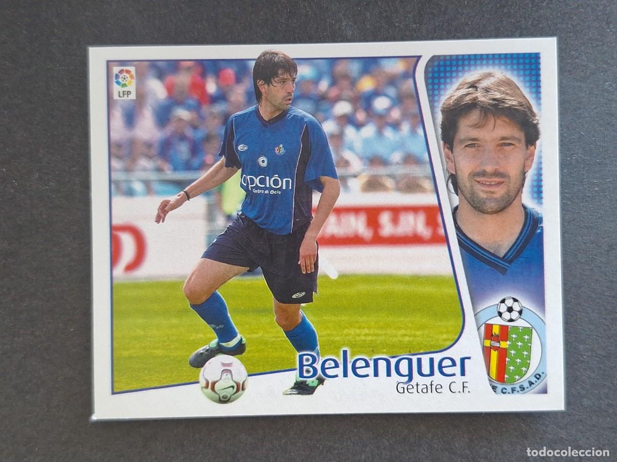 Figurine di Calcio: L4 BELENGUER GETAFE C. F. LIGA ESTE 2004 2005 04 05 NUNCA PEGADO SIN PEGAR