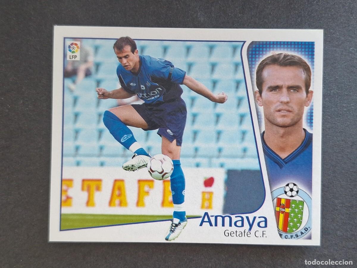 Cromos de Futebol: L4 AMAYA GETAFE C. F. LIGA ESTE 2004 2005 04 05 NUNCA PEGADO SIN PEGAR