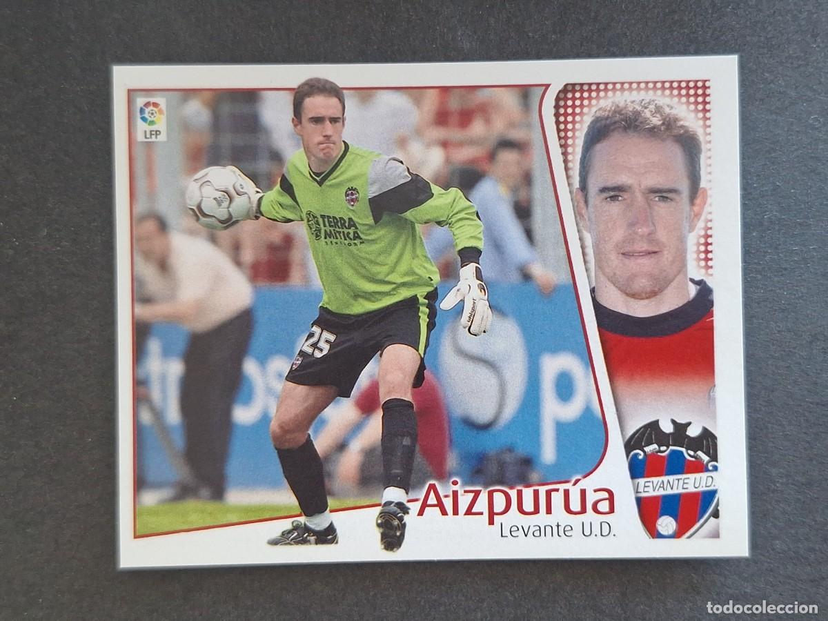 Fu&szlig;ball-Sticker: L4 AIZPURUA LEVANTE U. D. LIGA ESTE 2004 2005 04 05 NUNCA PEGADO SIN PEGAR